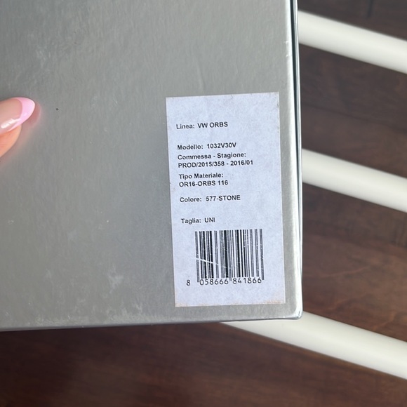 Vivienne Westwood Shiny Green Wallet 1032V30V Colour: 577-STONE - Picture 7 of 7